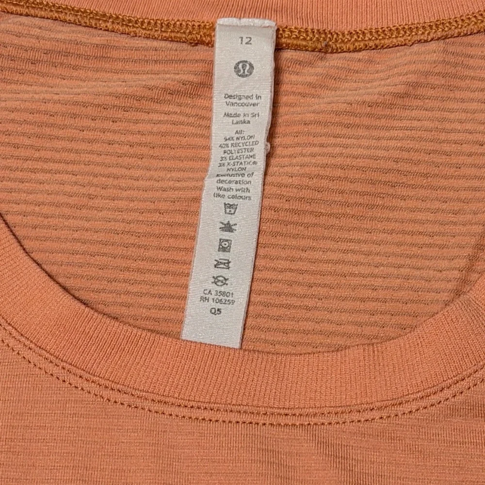 Lululemon Athletica Coral Tank Top Size 12 - Picture 4 of 7